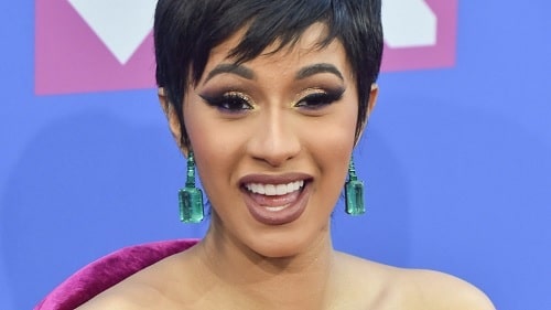 A picture of Cardi B's teeth after her dental surgery.